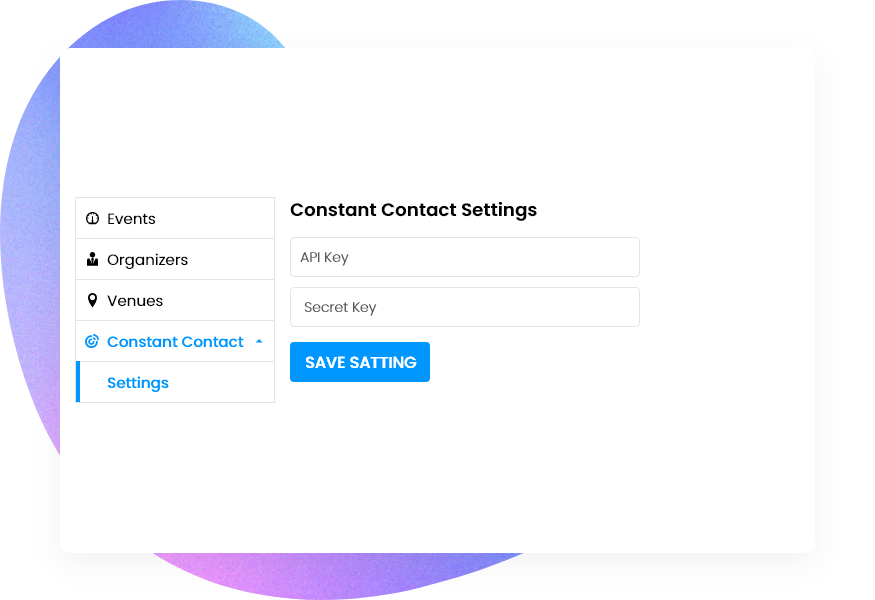 Constant Contact Setting Constant Contact Setting