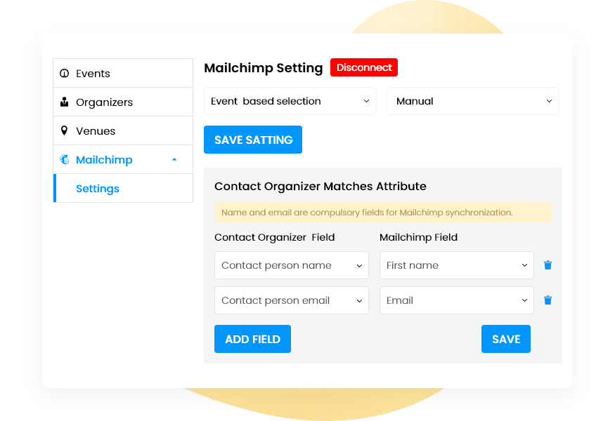 Contact Organizer Integration Contact Organizer Integration