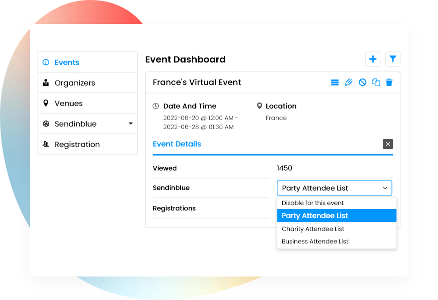 Event Specific Data Sync Event Specific Data Sync