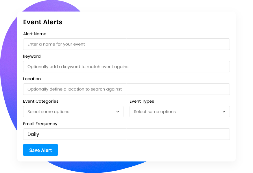 Custom Event Alerts Custom Event Alerts