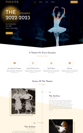Theater Template Home