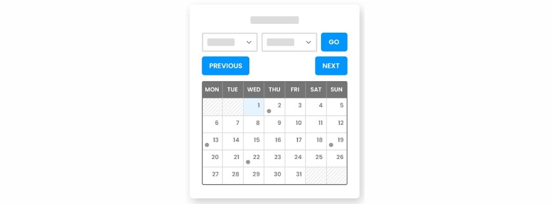 Event Calendar Add-on design calendar for students 2