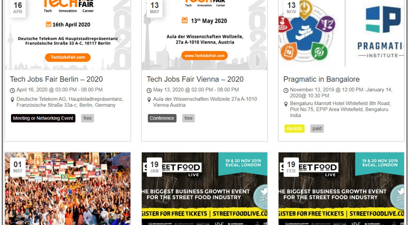 Event Listing Website