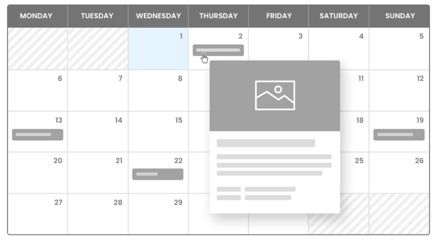 WP Event Manager's Events Calendar Plugin
