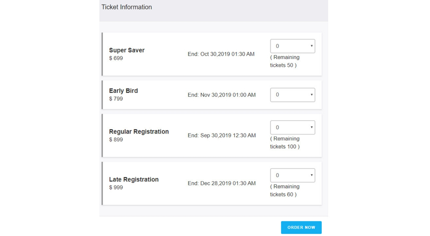 WP Event Manager - Sell Tickets